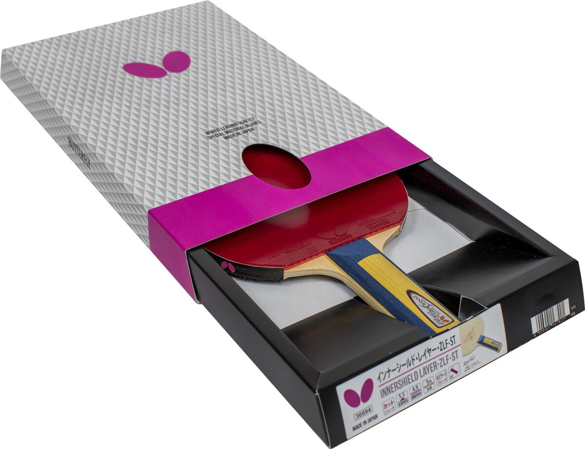 Butterfly Innershield Layer ZLF Pro-Line Racket + Tenergy 64 + Feint Long II